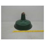 Porcelain filling station lamp 14" round