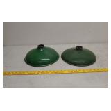 Porcelain filling station lamp shades 12"