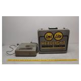 Headlight leveling machine and Code A phone