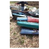 Assorted fenders and doors auto display s