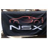 Acura NSX Flag Black, Red, White