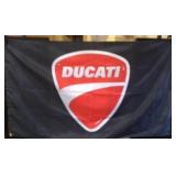 DUCATI Flag Res, White, Black