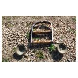 Model A/T radiator shelf & headlight mount art