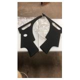 Jaguar 1968-71 XKE Cpe SI & SII Black Side Panels