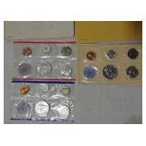 3 Proof sets 1962P,1962D,1964P
