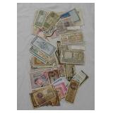 Foreign paper currency