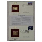2 - 22kt stamps Medusa & Women in Military