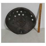 Iron tractor seat