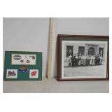 Framed gun co. Photo & Sun Bowl memorabilia