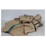 11 gunny sacks- coffee, feed, and others
