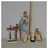 Religious statues and others