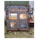 Curbside credit card sign