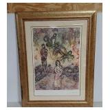 Framed Marc Chagall print