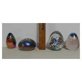 4 paperweights
