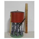 American Flyer train water tower replica