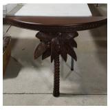 Tropical half wall table