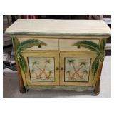 Liquor cabinet with Palm trees