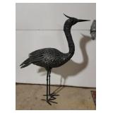 Bird statue made of tin