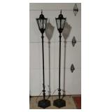 2 floor lamps