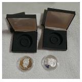 2 Erfinder Dar Leica silver coins