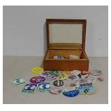 Pins, patches and more