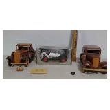 Wooden car replicas