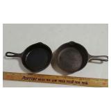 Griswold cast iron 0 fry pans