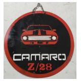 Camaro Z28 sign tin art