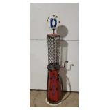 Dixie gas visible gas pump art
