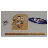Caddy key chain, Veterans tags, & patch