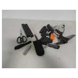 Pocket knives, scissors,lights, and more