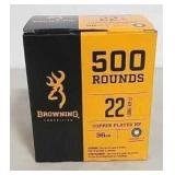 22 LR Browning 500 rounds ammo