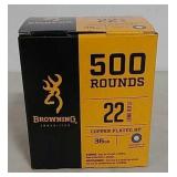 22 LR Browning 500 rounds ammo