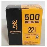 22 LR Browning 500 rounds ammo
