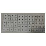 60 Mercury dimes 1916--1945