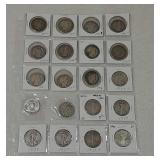 20 half dollars Franklin, Barber, Walking