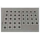 36 Barber Nickels