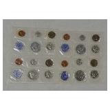 Proof sets 1959, 1961, 1962, 1963