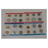2 Proof sets 1968, 1969