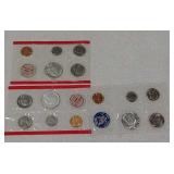 Proof sets 1968, 1969, 1965