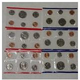 Proof sets 1990,1991,1992