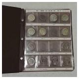 38 Kennedy half dollars 1964--1998
