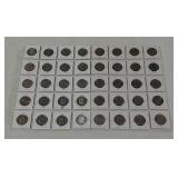 40 Kennedy half dollars 1971--1995