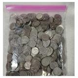 5lbs. Jefferson nickels 1940