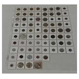73 Foreign coins