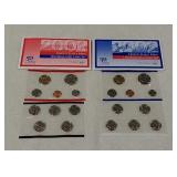 2 U.S. States Uncirculated coin set 2002
