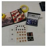 Nickel sets, pennies, & dimes