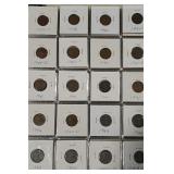 Approximately 180 pennies ranging from 1937