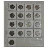 17 half dollars Kennedy, Barber,Liberty, Walking