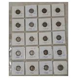 60 Mercury dimes
